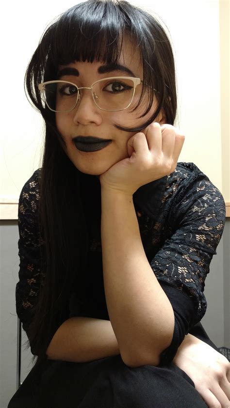 goth girl glasses.